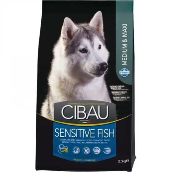 Vedd meg online Cibau Sensitive Fish Medium/Maxi 2,5Kg Száraz Kutyatáp