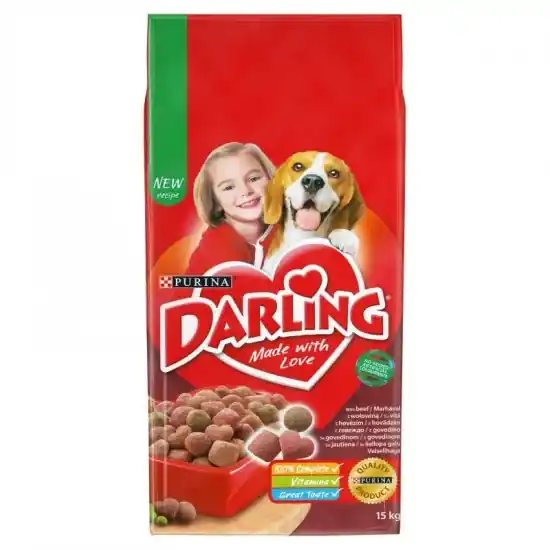 Akció Darling Kutyának Hús+Zöldség 15Kg Száraz Kutyatáp
