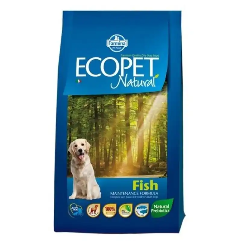 Ecopet Natural Fish 2,5Kg Száraz Kutyatáp Szuper akció