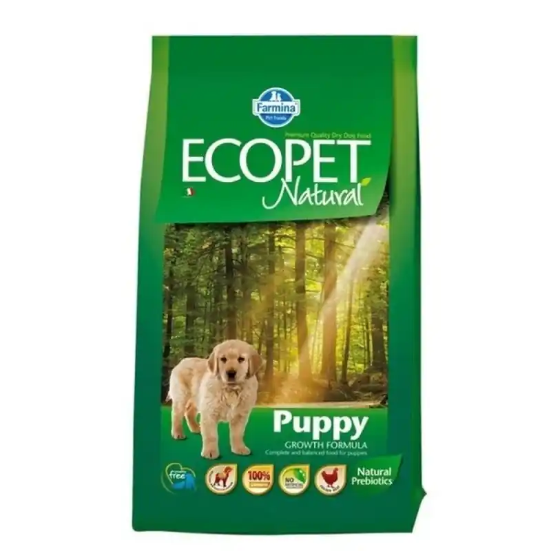 Ecopet Natural Puppy 2,5Kg Száraz Kutyatáp Expressz szállítás
