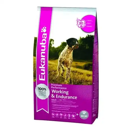 Gyors szállítás Eukanuba Working & Endurance All Breeds 15Kg Száraz Kutyatáp