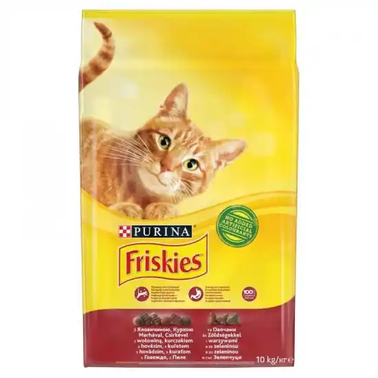 Szezonális akció Friskies Hús 10Kg macskatáp