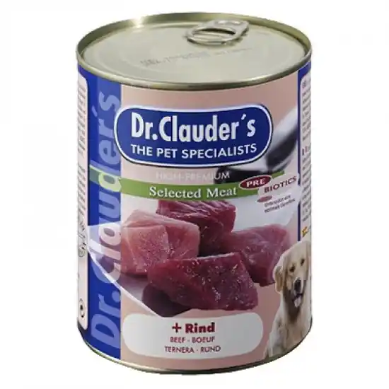 Dr.Clauders Kutya Konzerv Selected Meat Marha 800G Végkiárusítás