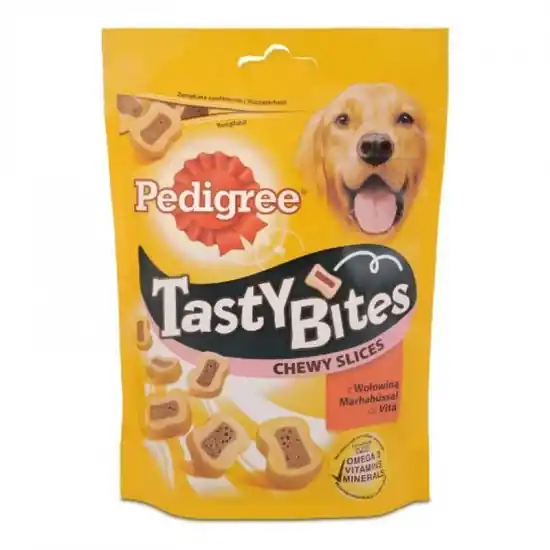 Pedigree Tasty Bites 155gr Chewy Slices Azonnali szállítás