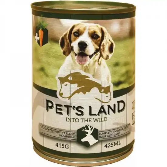 Pet s Land Dog Konzerv Vadashús répával 415g Legjobb ár