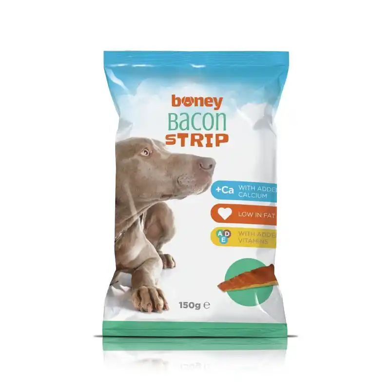 Korlátozott ajánlat Boney Jutalomfalat Bacon Strips 150g