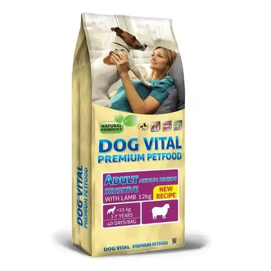 Dog Vital Adult Sensitive Medium Breeds Lamb 12kg Rendeld meg most