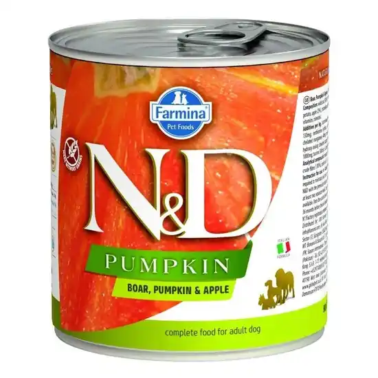 N&D Dog konzerv Vaddisznó&Alma Sütőtökkel 285gr Népszerű