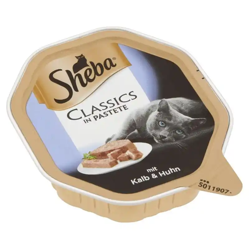 Azonnal elérhető Sheba Alutálca Borjú-Csirke 85g