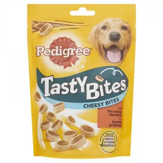 Pedigree Tasty Bites 140gr Cheesy Bites Gyors szállítás
