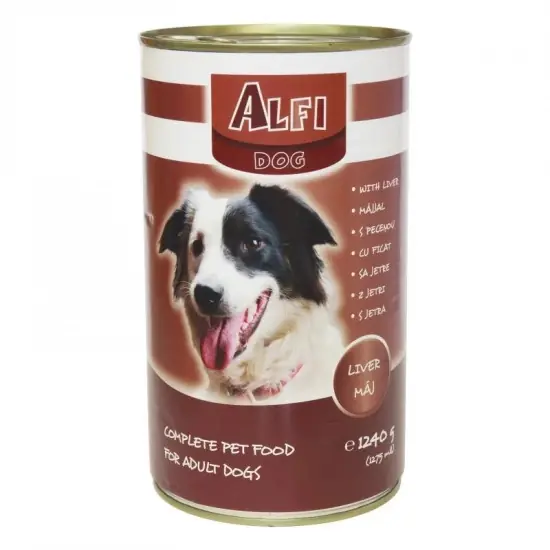 Prémium Alfi Dog konzerv máj 1240gr