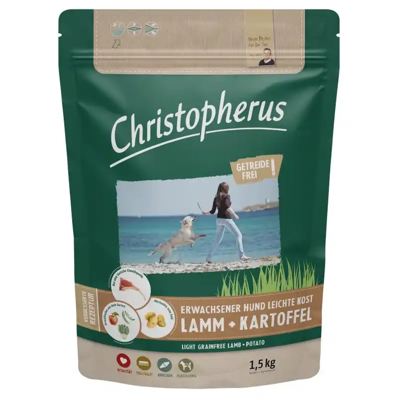Christopherus Dog Adult Grainfree Szarvas és burgonya Large 1,5kg Expressz szállítás
