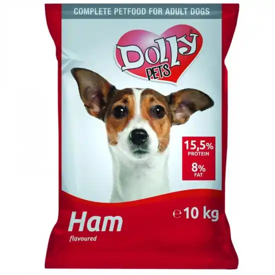 Akciós ár Dolly Száraz Kutyaeledel Sonkás 10kg