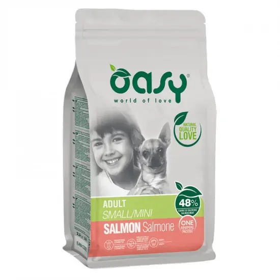 Oasy Dog OAP Adult Small/Mini Salmon 2,5kg Rendeld meg most