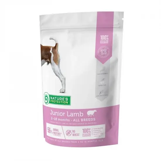 Natures Protection Dog Junior Lamb 500g Expressz kézbesítés