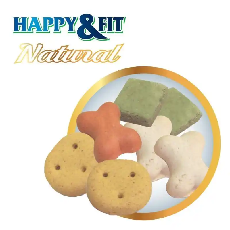 Happy&Fit Natural Szivárvány Kedvenc Keksz jutalomfalat 10 kg Legnépszerűbb