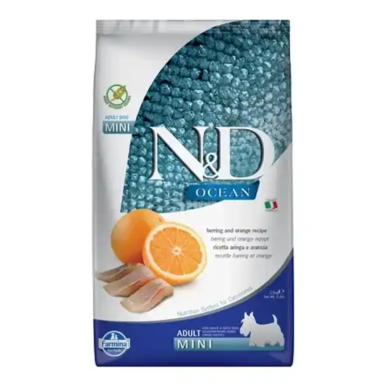 N&D Dog Ocean Adult mini hering&narancs 2,5kg Legjobb ár