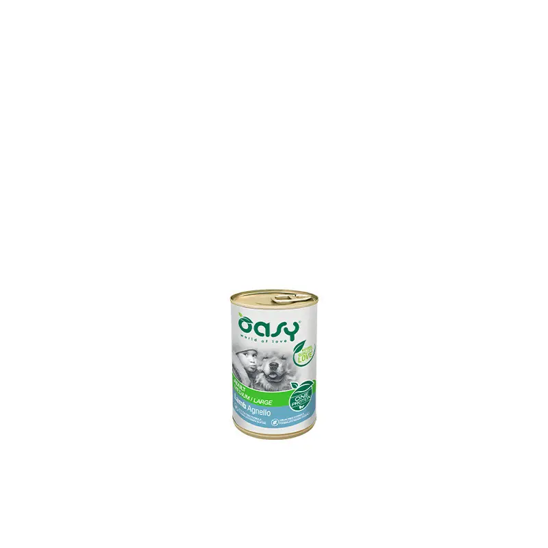 Oasy Dog Konzerv OP Adult Medium/Large Pork 400g Expressz kézbesítés