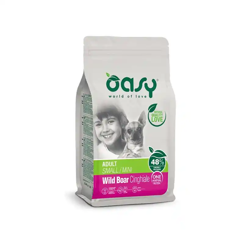 Oasy Dog OAP Adult Small/Mini Wild Boar 800g Gyors kiszállítás