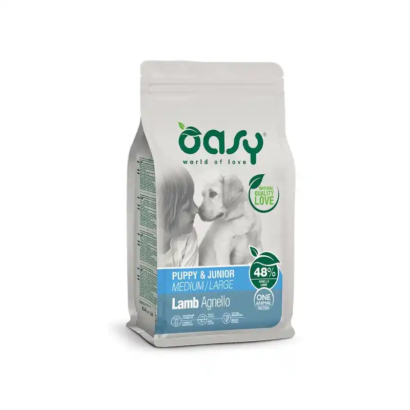 Oasy Dog OAP Puppy Medium/Large Lamb 2,5kg Biztonságos fizetés