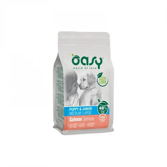Oasy Dog OAP Puppy Medium/Large Salmon 2,5kg Azonnali szállítás