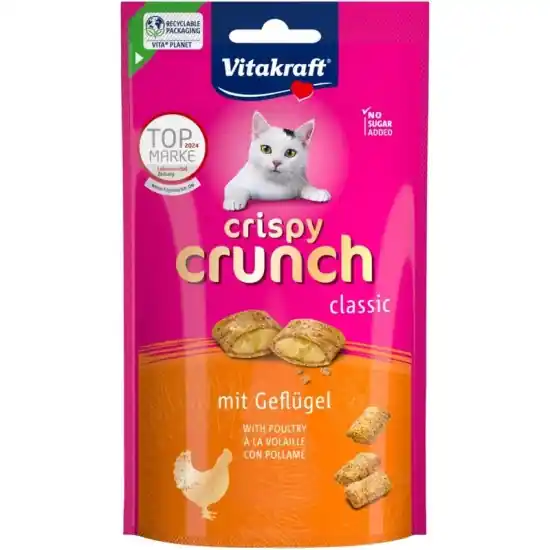 Vitakraft Crispy Crunch Macska Jutalomfalat Szárnyas Hússal 60g Kihagyhatatlan ajánlat