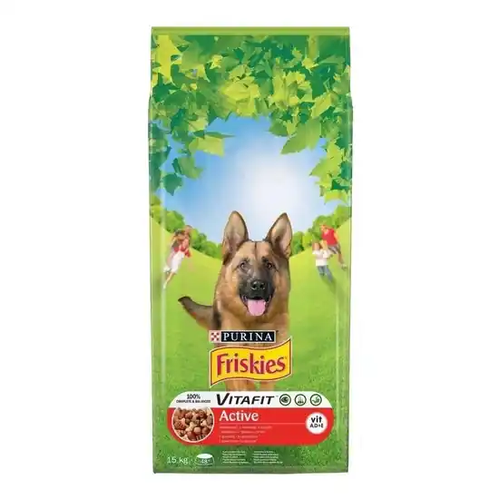 Gyors kiszállítás Friskies Száraz Kutya Active 15kg