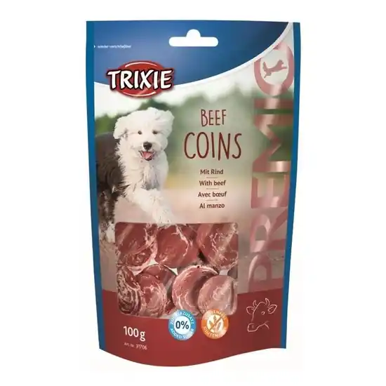 Akciós ár Trixie Jutalomfalat Premio Marha Érmék 100gr