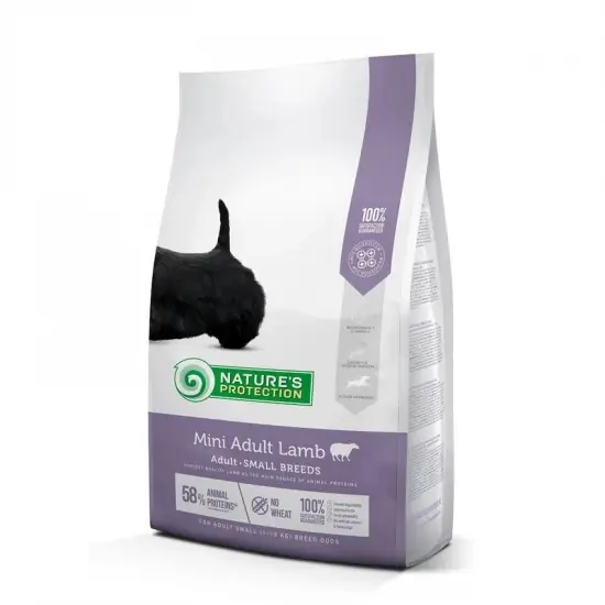 Akciós ár Natures Protection Dog Mini Adult Lamb 2kg