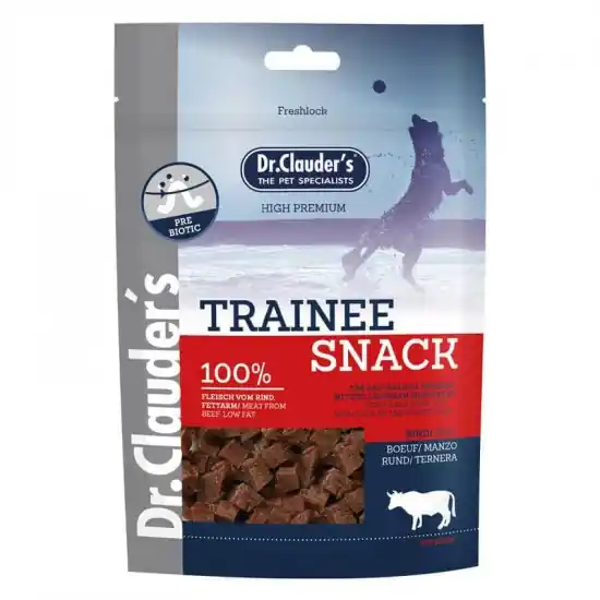 Csak ma Dr.Clauders Dog Jutalomfalat Trainee Snack Marhahús 80g