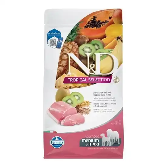 N&D Tropical Selection Dog Pork Adult medium&maxi 2kg Ajánlat