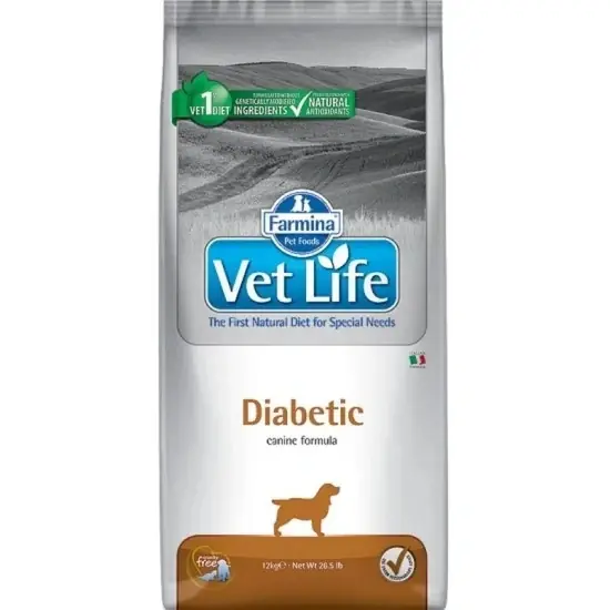 Olcsó Vet Life Natural Diet Dog Diabetic 12kg