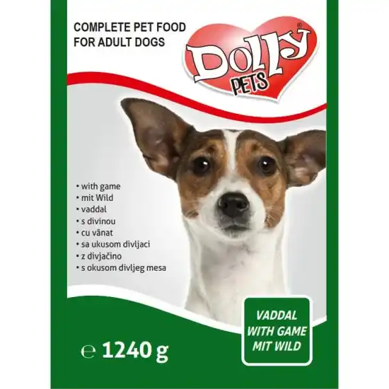 Gyors kiszállítás Dolly Dog konzerv vadas 1240g