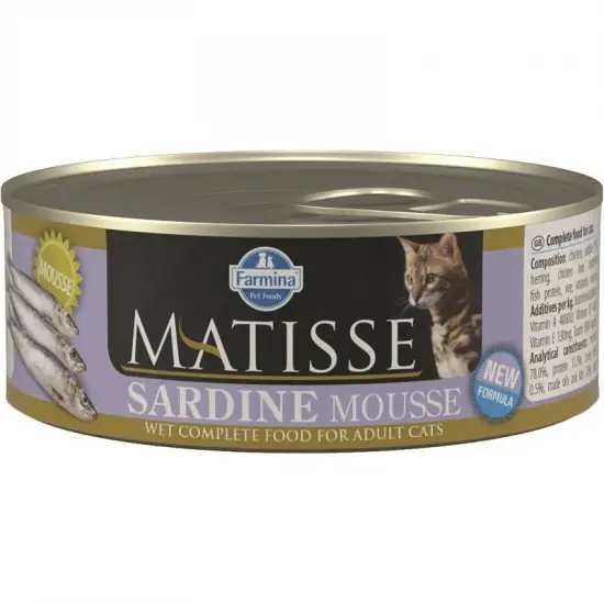 Matisse Cat konzerv Mousse Szardínia 85g Prémium