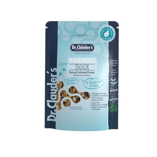Dr.Clauders Dog Jutalomfalat Trainee Snack Cultivated Protein 80g Expressz kézbesítés