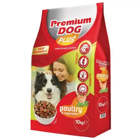 Premium Dog PLUS Száraz Poultry&Vegetable 10kg Kedvezményes ár