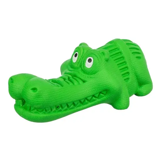 Trixie Játék Snack krokodil, természetes gumi, 18 cm, zöld Akciós ár
