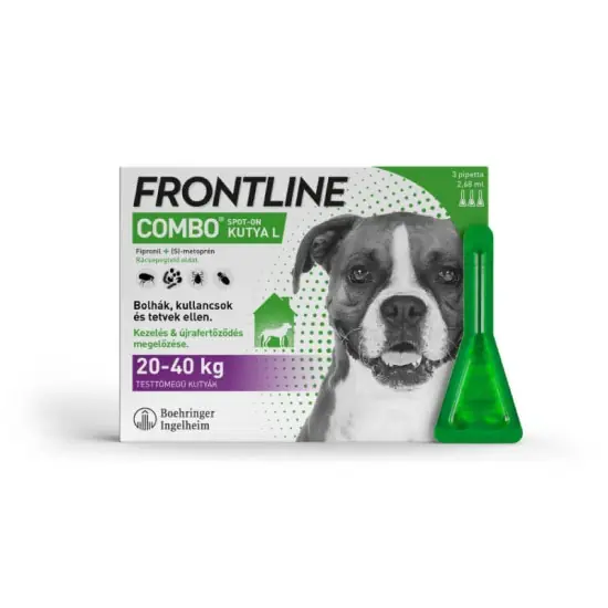 Ajánlat Frontline Combo kutya L 20-40 kg 2,68 ml 3x