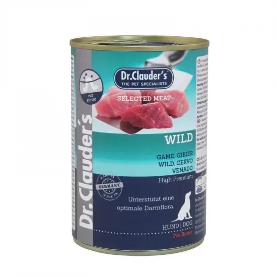 Dr.Clauders Dog Selected Meat Vadas konzerv 400g Azonnal elérhető