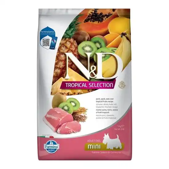 Outlet N&D Tropical Selection Dog Pork Adult Mini 5kg