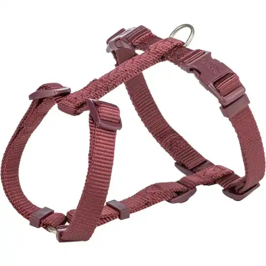 Legkelendőbb Trixie Hám-H Premium M-L 52-75cm/20 mm, Bordó