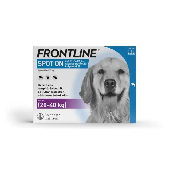 Legnépszerűbb Frontline spot on L kutya 20-40 kg 3x