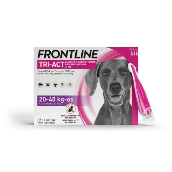 Biztonságos fizetés Frontline Tri-Act kutya L 20-40 kg 3x