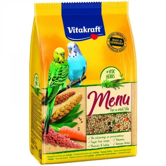 Népszerű Vitakraft Menu Vital Hullámos Papagáj Részére 500g