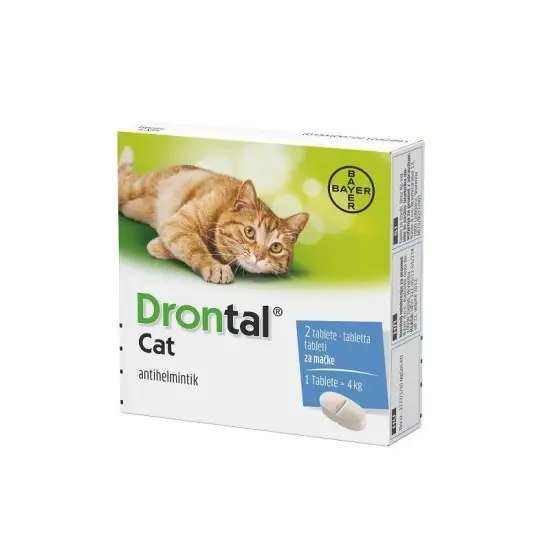 Gyors szállítás Drontal Cat féreghajtó tabletta 2x