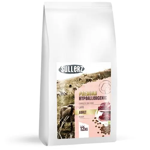 Outlet SullerZ Premium Hypoallergenic Adult Lamb (Bárány) Kutyatáp – 12 kg