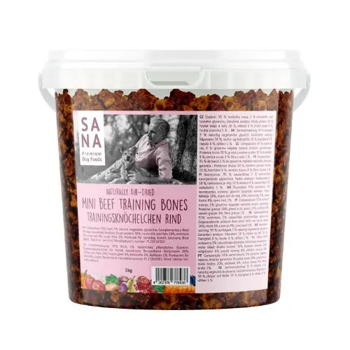 Népszerű SANAdog Mini Marhás Tréning jutalomfalat 1kg