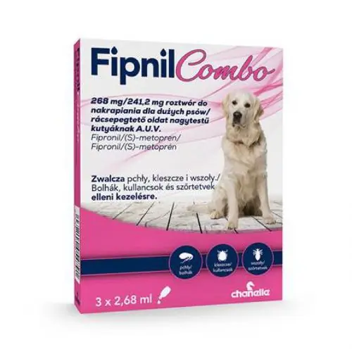 Biztonságos vásárlás Fipnil Combo Spot On Large Dog 20-40kg 3×2,68ml