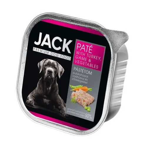 Akciós ár Jack pulyka, vad & zöldség pástétom 150g