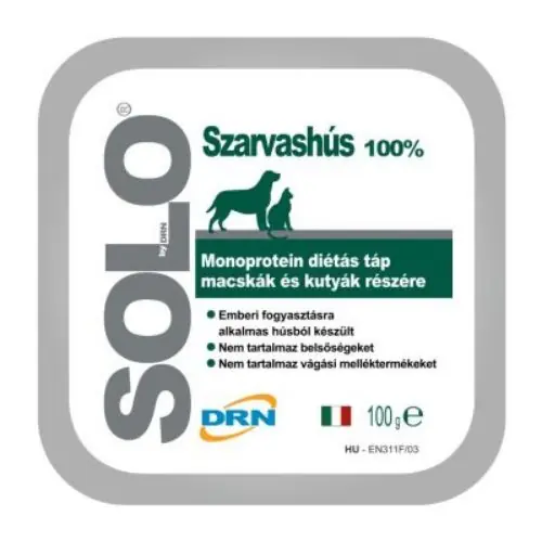 Solo Húspástétom Szarvashús Biztonságos fizetés